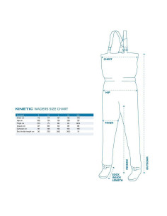 Wader Kinetic CLASSIC GAITER ST. FOOT 2