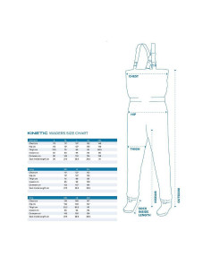Waders Kinetic X5 ST. FOOT 2