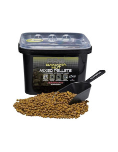 Starbaits Mixed Pellets BANANA NUT 2KG