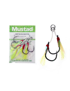Mustad LIGHT DOUBLE JIGGING ASSIST HOOK J-ASSIST4