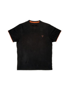 T-shirt Fox BLACK ORANGE BRUSHED COTTON T