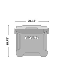 Igloo ECOCOOL Latitude MaxCold 60 Roller Cooler 56L Vintage Green 2