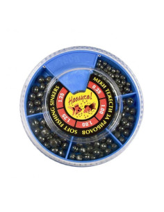 Nasluka SPLIT SHOTS BLUE - 5 Division Dispenser 100g