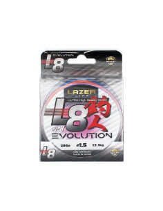 Braided Line Lazer PE L8 EVOLUTION MULTICOLOUR 300 m 2