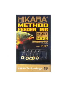 Rigged Hooks Traper HIKARA METHOD FEEDER SELECT RING